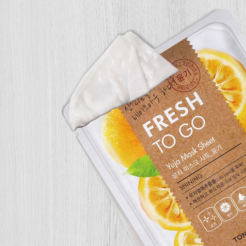 FRESH TO GO YUJA MASK SHEET (MASCARILLA FACIAL DE NARANJA)